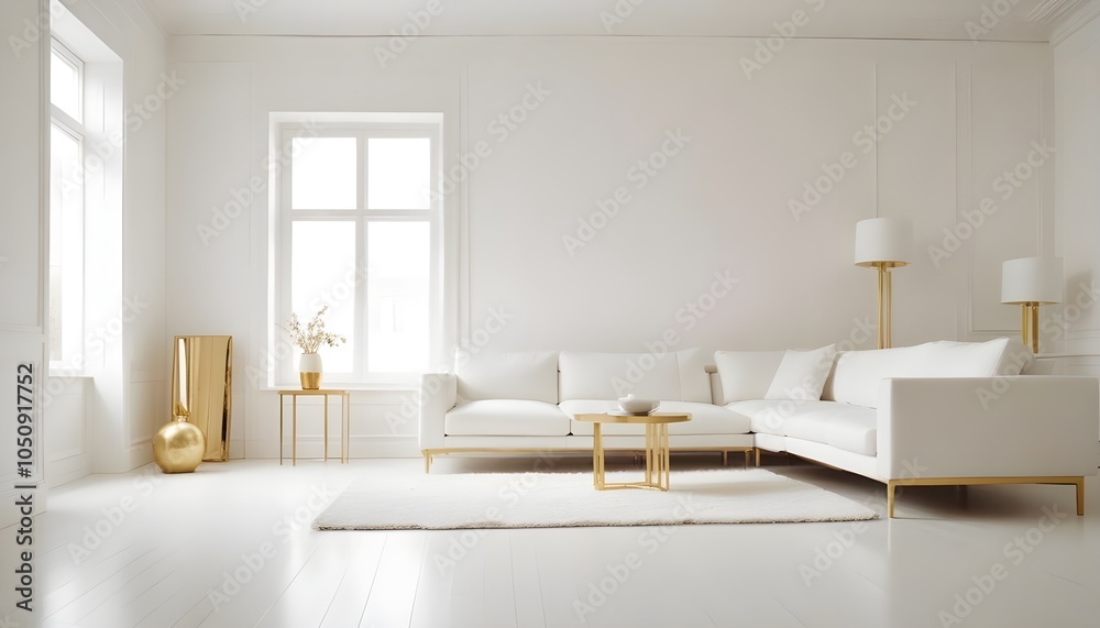 Photo interior modern design room 3d illustration Photo interior modern design room 3d illustration
