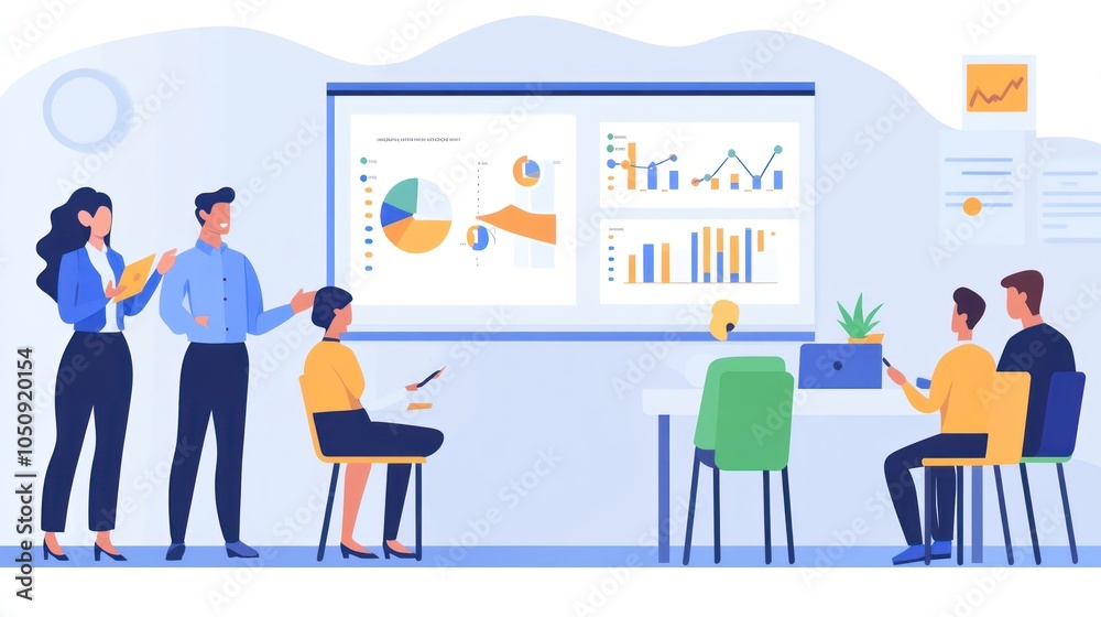 Business Presentation with Data Visualizations