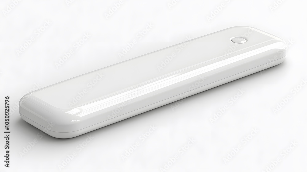 Sleek White Portable Power Bank for Charging Devices Sleek White Portable Power Bank for Charging Devices