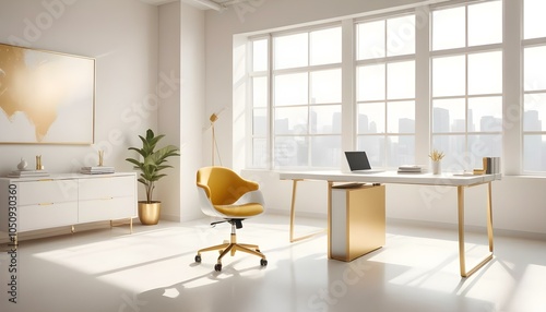 Photo interior modern design room 3d design	
