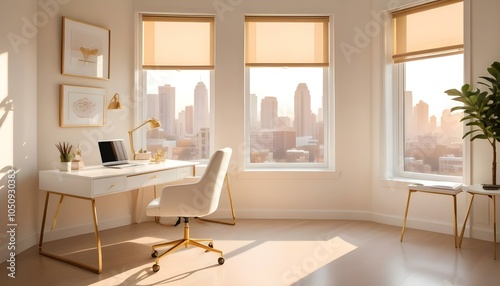 Photo interior modern design room 3d design	
