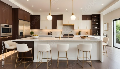 Photo interior modern design room 3d design