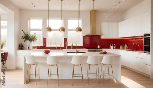 Wallpaper Mural Photo interior modern design room 3d design Torontodigital.ca