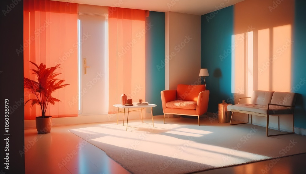 Fototapeta premium Photo interior modern design room