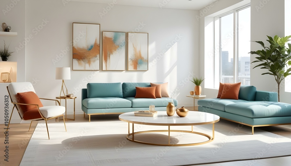 Fototapeta premium Photo interior modern design room 