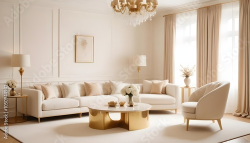 Photo interior modern design room 