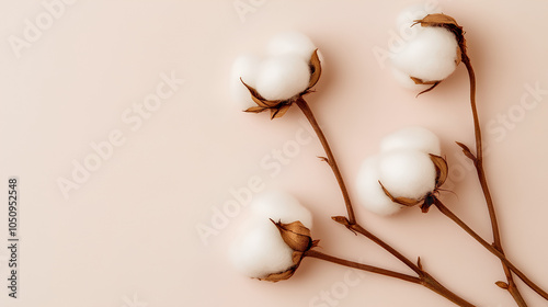 Bunch of cotton buds are arranged in a row. The cotton buds are white and have brown tips. The arrangement of the cotton buds creates a sense of order and neatness