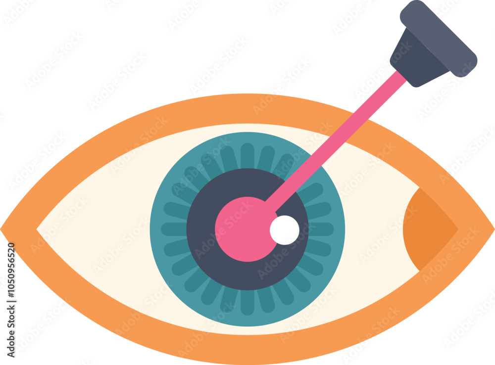 Laser surgery correcting vision with laser beam in modern clinic Laser surgery correcting vision with laser beam in modern clinic