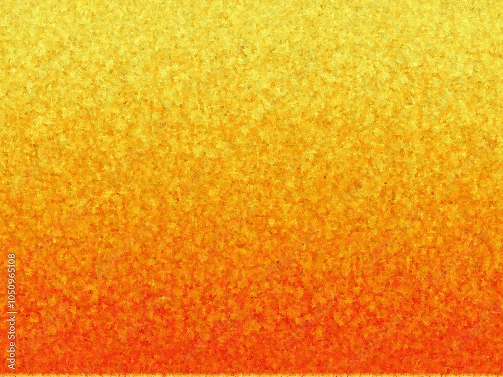 Fototapeta premium A gradient background of yellow and orange hues with a grainy texture creates a warm and abstract design.