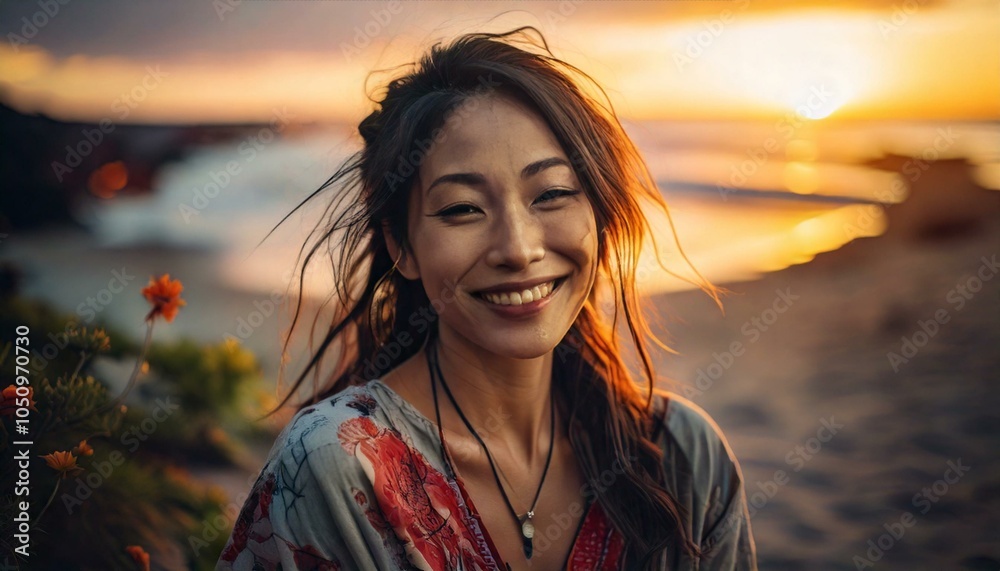 きれいな女性の自然な笑顔 きれいな女性の自然な笑顔