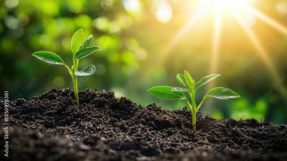 New Life Emerging From Soil