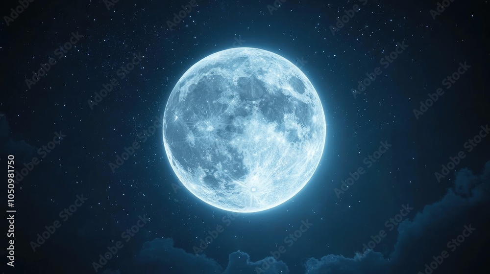 A vertical shot of the full moon against a dark background at night A vertical shot of the full moon against a dark background at night