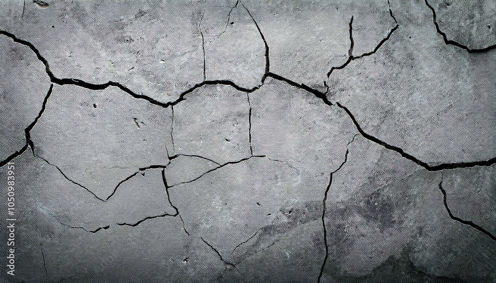 Obraz premium old cracked concrete wall