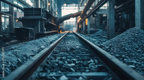 Cement factory Conveyor with stones and gravel