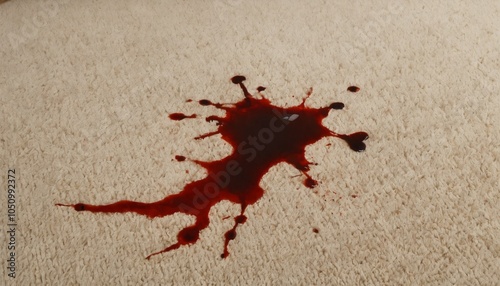 blood stain on carpet