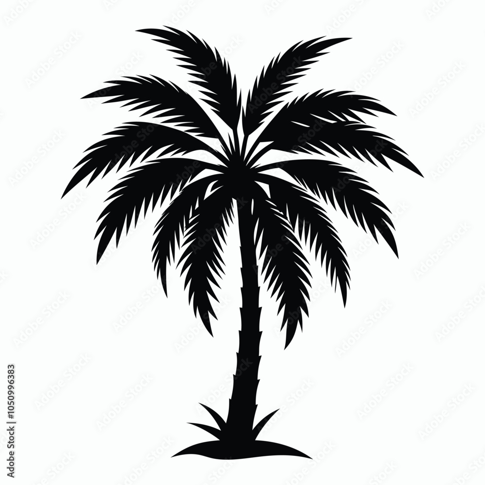 Obraz premium date palm tree vector