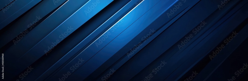 Obraz premium Abstract Blue Diagonal Lines