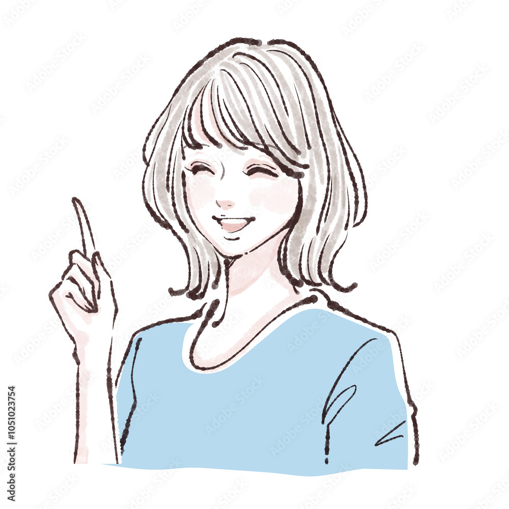 女性・女の子のイラスト素材