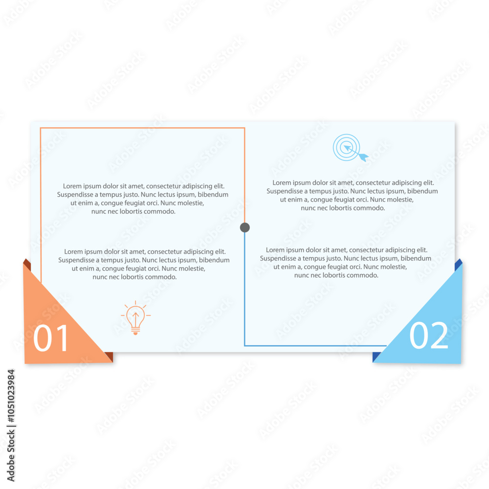 Fototapeta premium Business infographics template for presentation, education, web design, banners, brochures