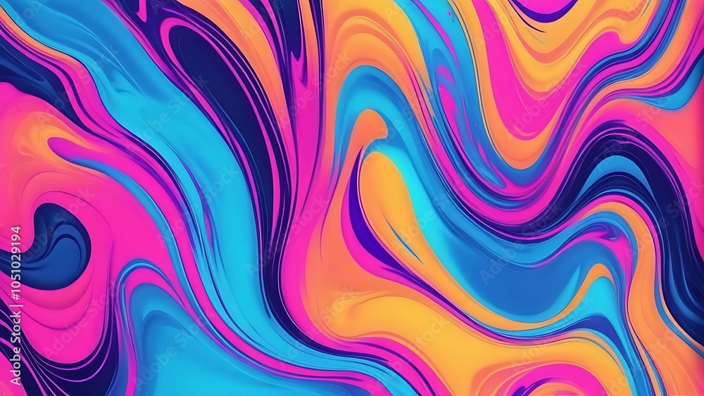 Fototapeta premium abstract colorful background with waves
