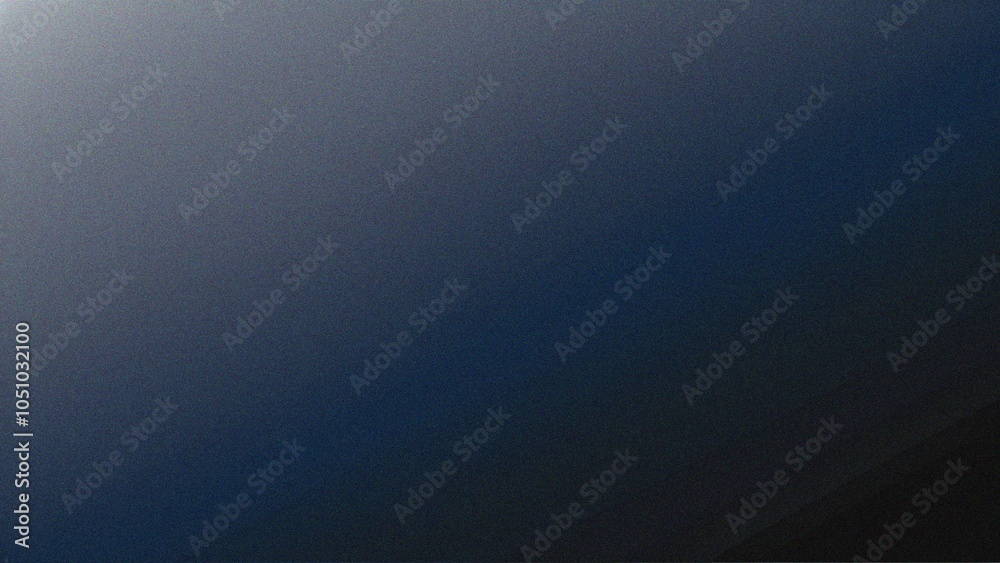 Obraz premium Blue grainy gradient abstract background, noise texture effect, banner poster header design