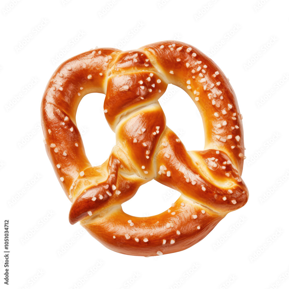 Lye Pretzel on transparent background Lye Pretzel on transparent background