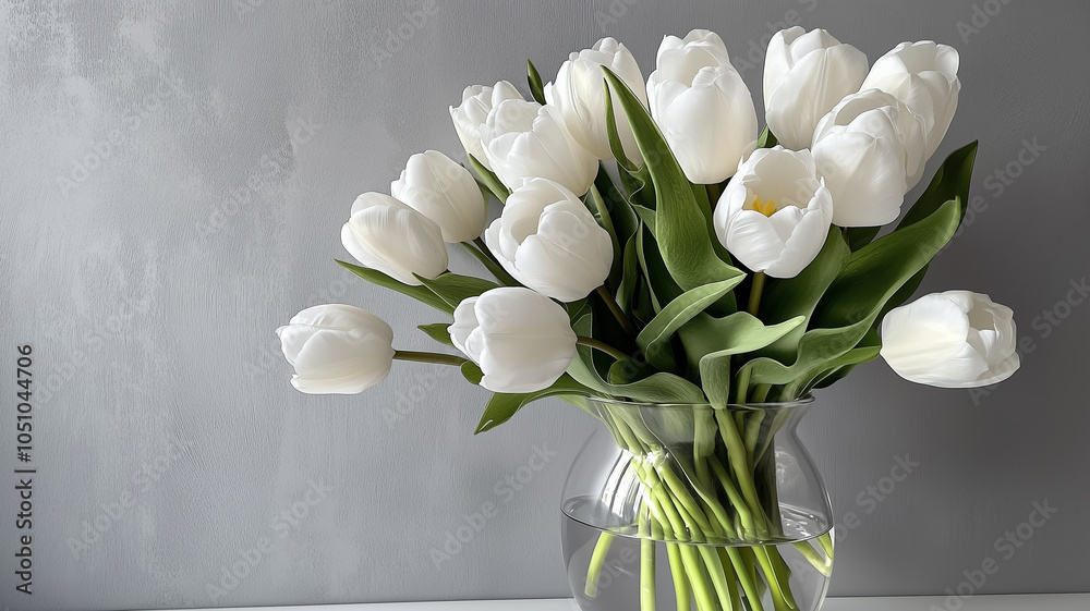 white tulips in vase white tulips in vase