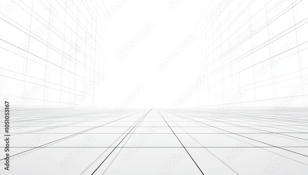 Abstract White Grid Architecture Background Abstract White Grid Architecture Background