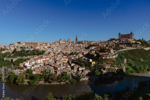 View of the town of Toledo, Spain