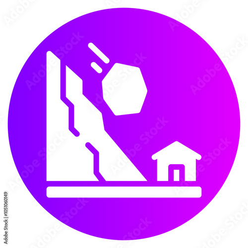 detachment gradient icon