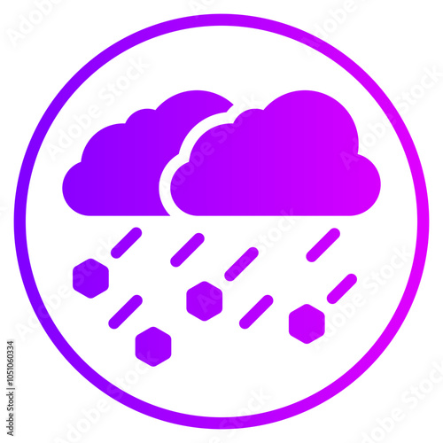 hail gradient icon