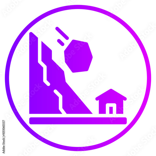 detachment gradient icon