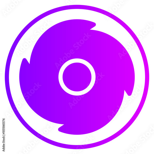 hurricane gradient icon