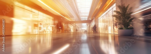 Shopping mall. Retail. Blurred background