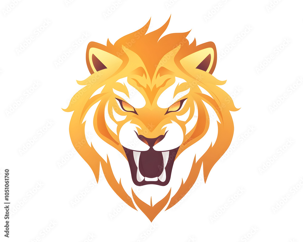 Fierce Tiger Logo Symbol, Transparent PNG, clipping path Fierce Tiger Logo Symbol, Transparent PNG, clipping path