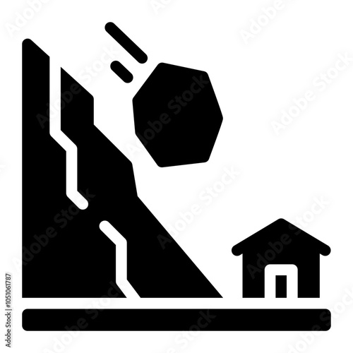 detachment glyph icon