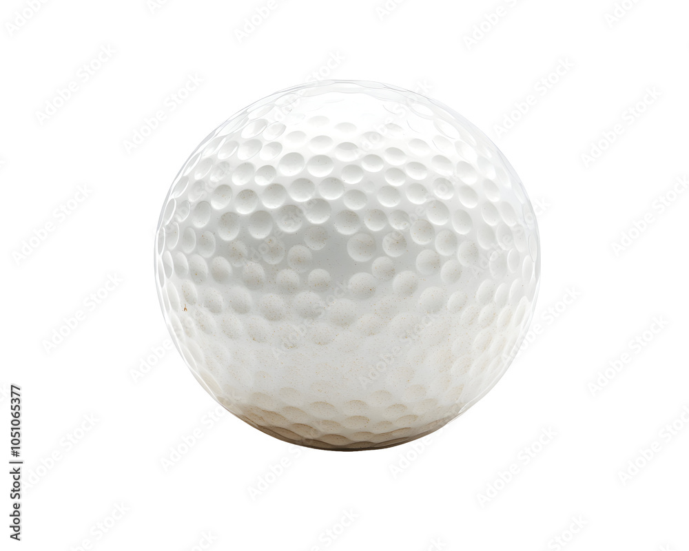 Golf ball with dimples and a smooth finish, Transparent PNG, clipping path Golf ball with dimples and a smooth finish, Transparent PNG, clipping path