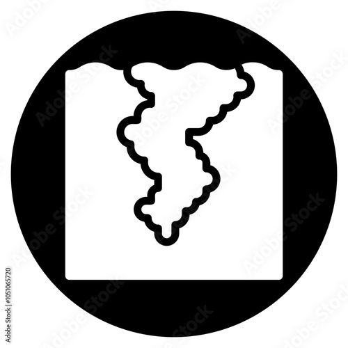 whirlpool glyph icon