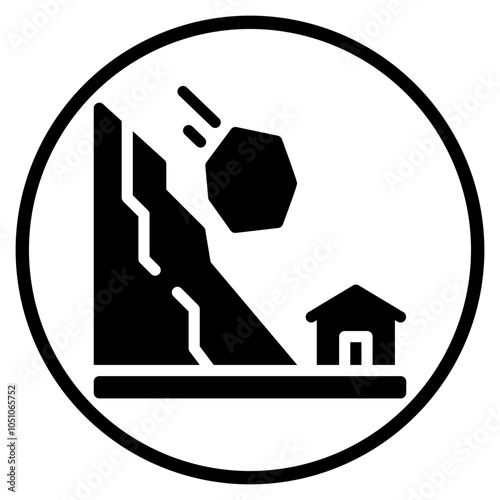 detachment glyph icon