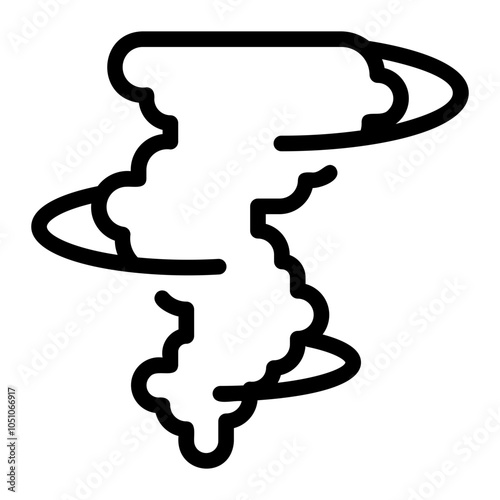 tornado line icon