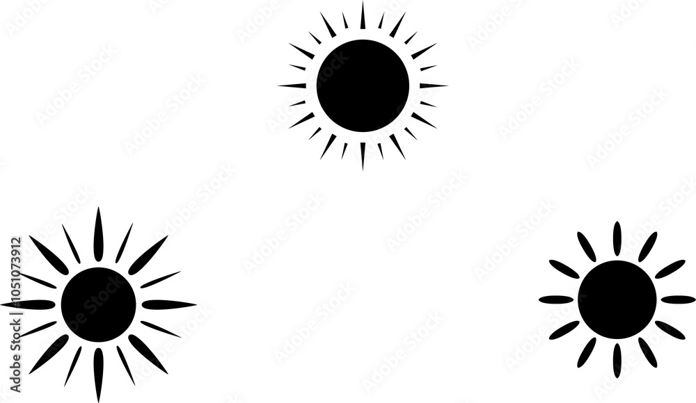 Sun Set icon, sunshine icon symbol vector Sun Set icon, sunshine icon symbol vector