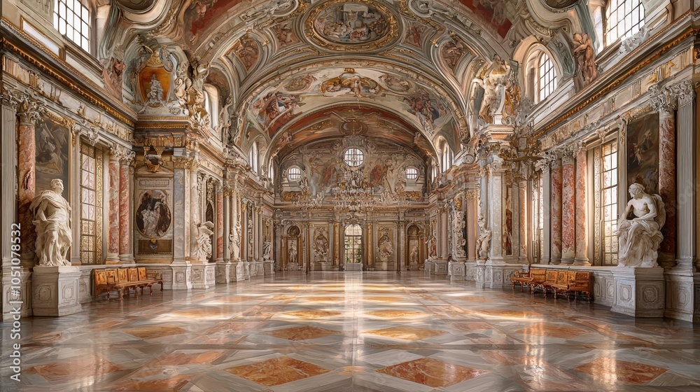 Fototapeta premium Palazzo Colonna hyper-realistic sculptures