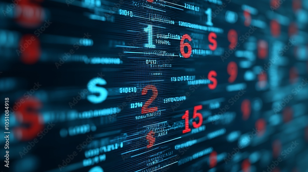 Abstract Currency Data and Profit Charts Abstract Currency Data and Profit Charts