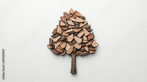 Wooden Tree Art: A captivat...