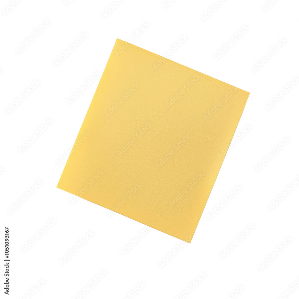 Yellow Sticky Note Isolated on Black Background Yellow Sticky Note Isolated on Black Background
