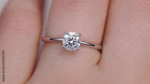 Solitaire Engagement Ring: ...