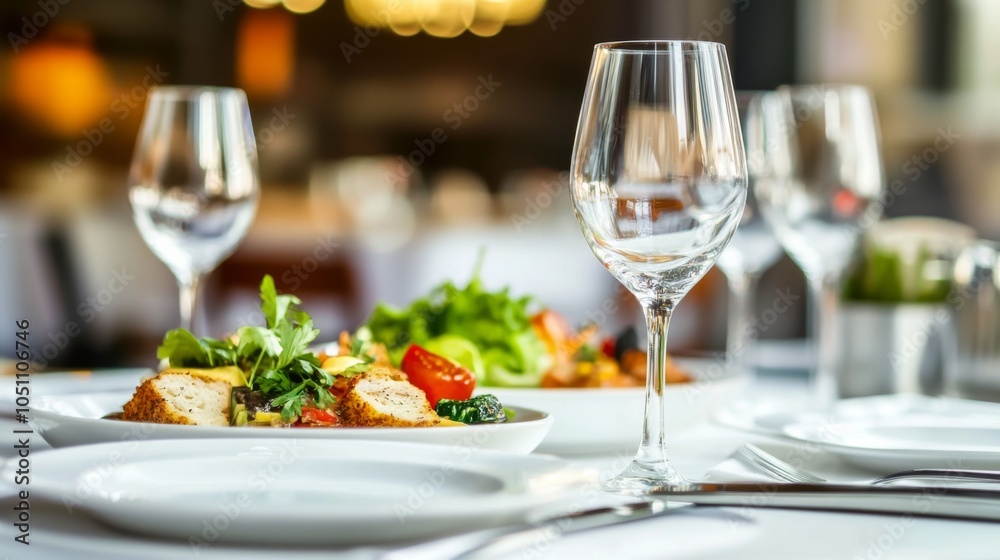 Elegant Dish Presentation with Warm Lighting Elegant Dish Presentation with Warm Lighting