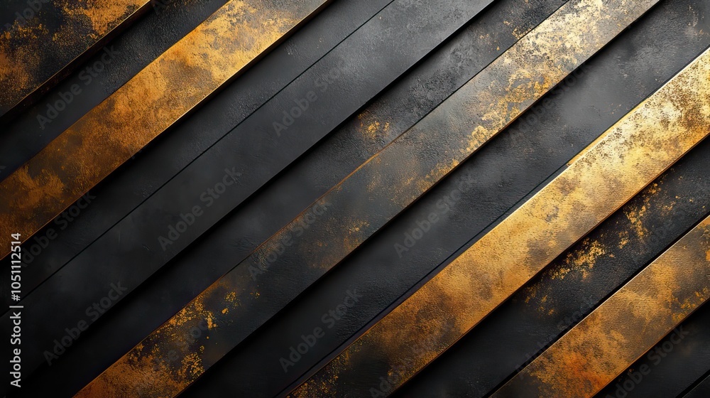 black background with golden diagonal lines forming flat color blocks in minimalist composition.stock photo black background with golden diagonal lines forming flat color blocks in minimalist composition.stock photo