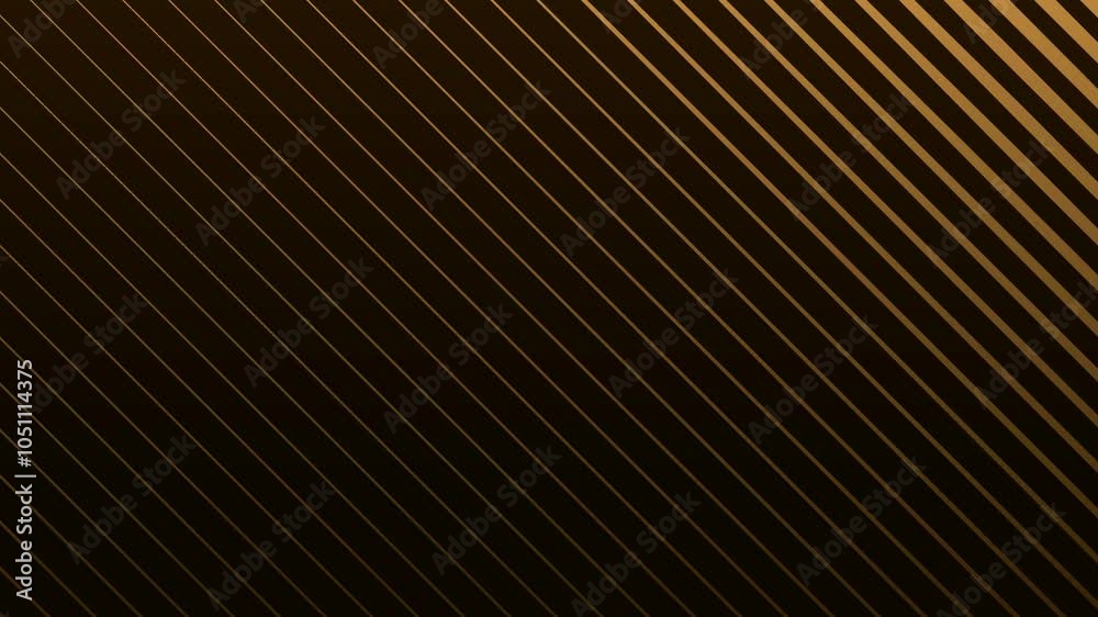 black background diagonal gold gradient line abstract line pattern dynamic animation wallpaper