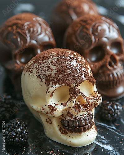 skull and chocolate